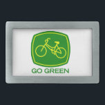 Go Green Gesp<br><div class="desc">Niets loopt als een fiets. Eenvoudig, efficiënt, koolstofarm transport. Waarom gebruik de auto voor korte reizen - ga groen!</div>