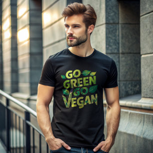 Go Green Go Vegan T-shirt