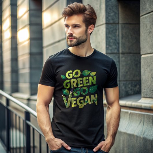 Go Green Go Vegan T-shirt