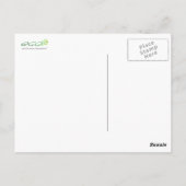 go green : hi-fi home briefkaart (Achterkant)