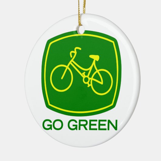 Go Green Keramisch Ornament (Links)