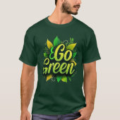 Go Green Klimaatactie T-shirt (Voorkant)