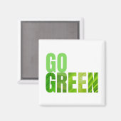 Go Green Magneet (Voorkant / Achterkant)