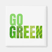 Go Green Magneet (Voorkant)