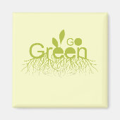 Go Green Magneet (Voorkant)