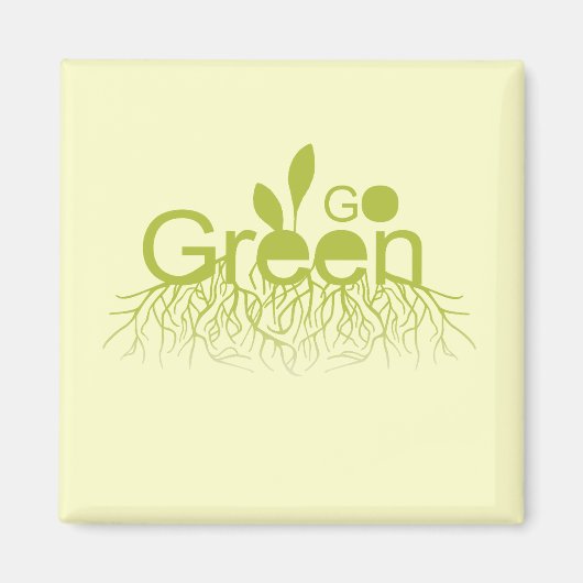 Go Green Magneet (Voorkant)