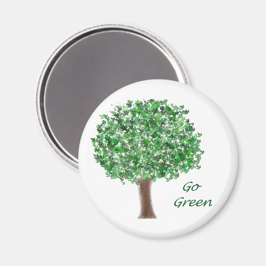 Go Green Magnet (Voorkant / Achterkant)