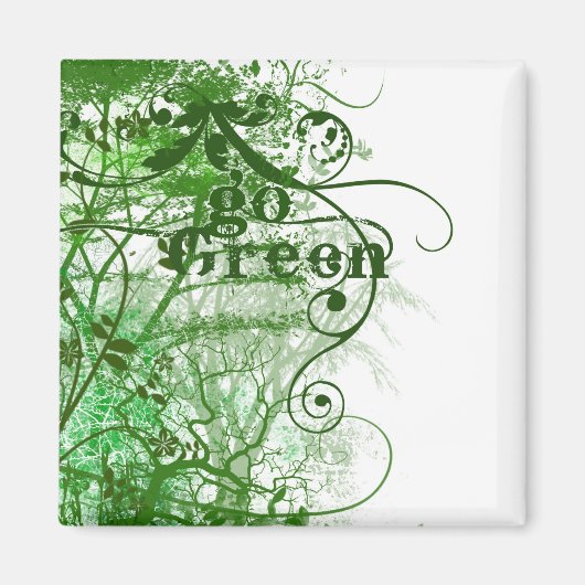 Go Green Magnet (Voorkant)