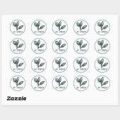 Go green Milieubewustzijn Sticker (Vel)