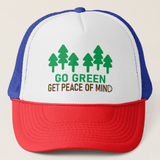 Go Green motivatie ontwerp met offerte. Trucker Pet