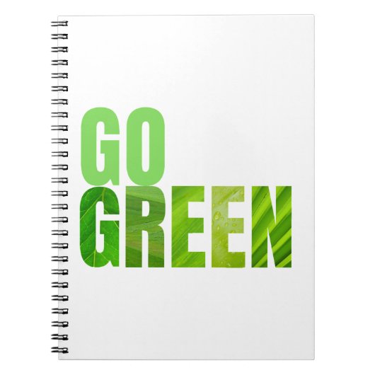 Go Green Notitieboek (Voorkant)