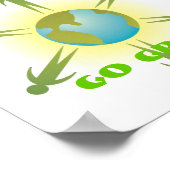 Go Green Poster up to 11x11 (Hoek)