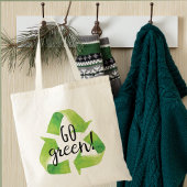 Go Green Recyclen Canvas tas