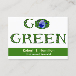 Go Green Recycling Company Visitekaartjes