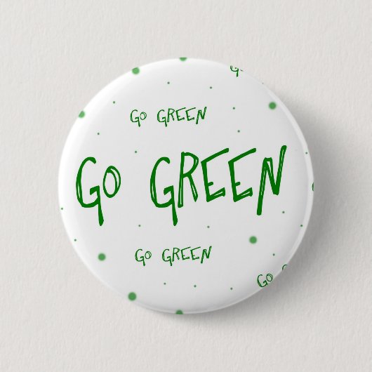 Go Green Ronde Button 5,7 Cm (Voorkant)