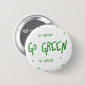 Go Green Ronde Button 5,7 Cm (Voorkant /achterkant)