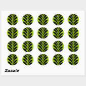 Go Green Ronde Sticker (Vel)