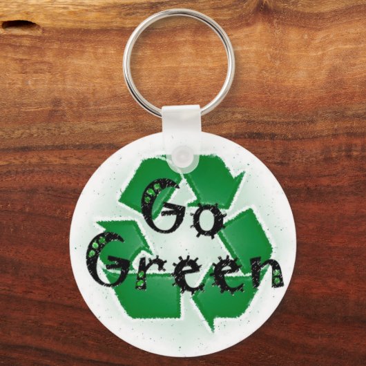 Go Green Sleutelhanger (Voorkant)