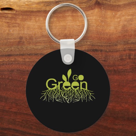 Go Green Sleutelhanger (Voorkant)