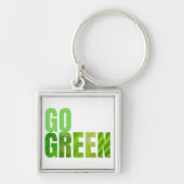 Go Green Sleutelhanger (Voorkant)