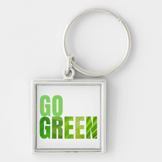 Go Green Sleutelhanger (Voorkant)