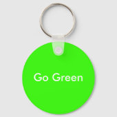 Go Green Sleutelhanger (Voorkant)