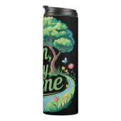 Go Green Stay Serene T-shirt Thermosbeker (Geroteerd rechts)