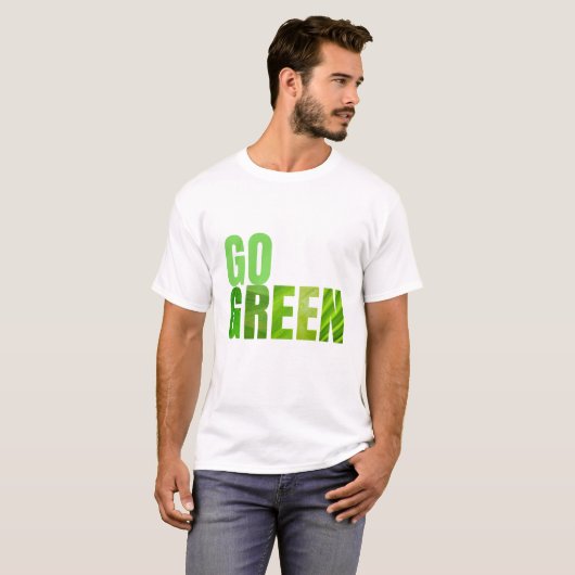 Go Green T-shirt (Voorkant volledig)