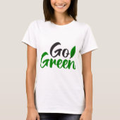 Go green t-shirt (Voorkant)