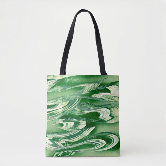 Go Green Tote Bag (Voorkant)