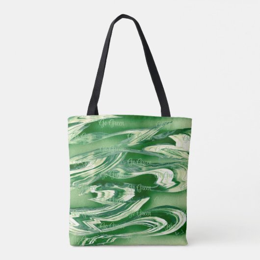Go Green Tote Bag (Achterkant)