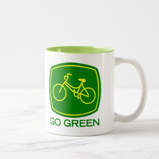 Go Green Tweekleurige Koffiemok (Rechts)