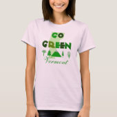 Go Green Vermont Organic T-Shirt (Voorkant)