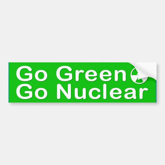 go_groen bumpersticker (Voorkant)
