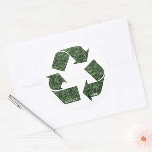 Go Groene Sticker (Envelop)
