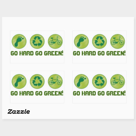 GO Groene sticker (Vel)