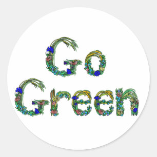 Go Groene Stickers