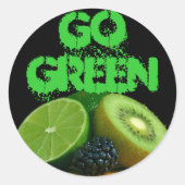 Go Groene stickers (Voorkant)