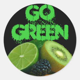 Go Groene stickers