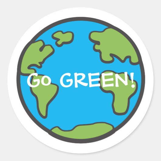 Go Groene Stickers (Voorkant)
