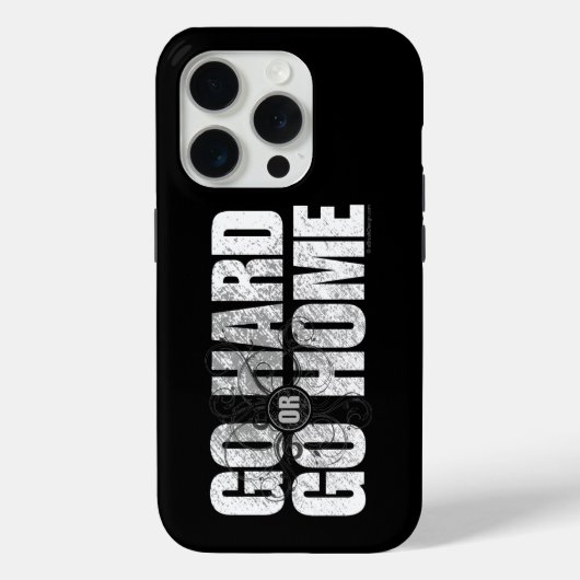 Go Hard or Go Home iPhone 5 case (Achterkant)