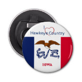 Go Hawkeyes Button Flesopener (Voorkant)