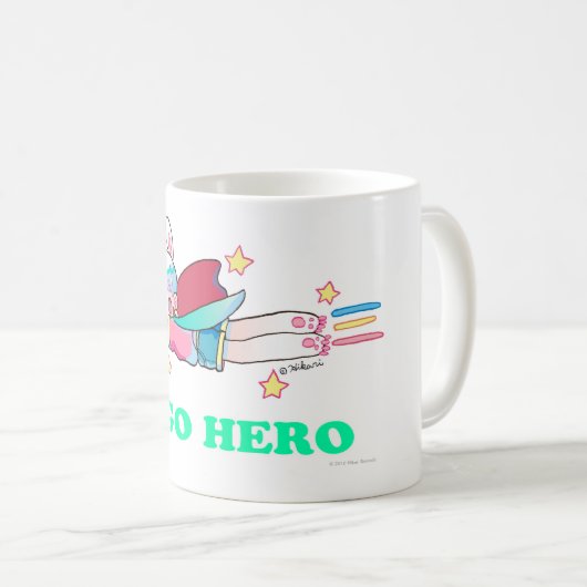 Go Hero 11 oz klassieke Mok (Voorkant rechts)