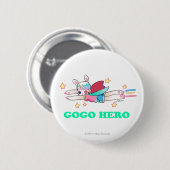 Go Hero Standard, 2¼-inch ronde Button (Voorkant /achterkant)