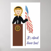 Go Hillary Poster (Voorkant)