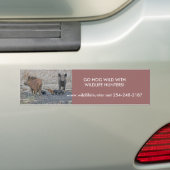 , GO HOG WILD WITHWI... BUMPERSTICKER (Op auto)