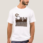 Go Homan Go Home Man grensconcept T-shirt (Voorkant)