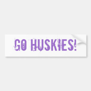 Go Huskies Bumpersticker