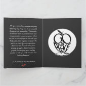 Go in Peace Fluits Playing...Folded Greeting Card Kaart (Binnen)