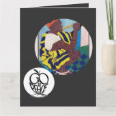 Go in Peace Fluits Playing...Folded Greeting Card Kaart (Voorkant)